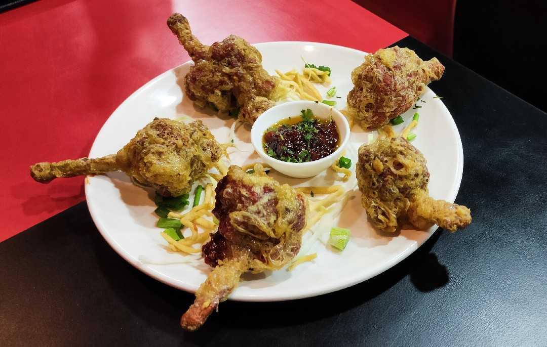 Chicken Lollipop Anda Fry