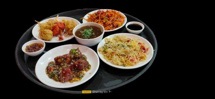 Chicken Chinese Thali